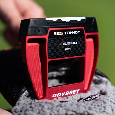 USモデルオデッセイ Square 2 Square TRI-HOT Jailbird SB パター ストロークラボ120 ブラック スチールシャフト シングルベント 34インチ