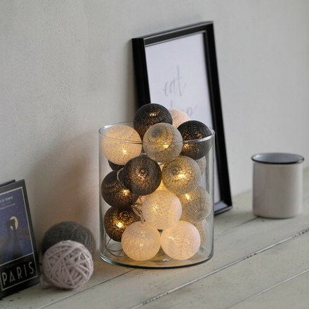 roomnhome ルームアンドホーム コットンボール 10個 S ランプ シェード 電気 韓国 LED