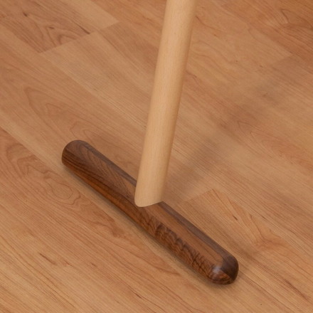 Latree(ラトレ) +ONEシリーズ 無垢のシングルハンガー 029 ビーチ+ウォールナット材 木製 高級感