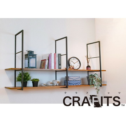 CRAFITS (クラフィッツ) オープン棚ハンガーセット 棚 OH-W07