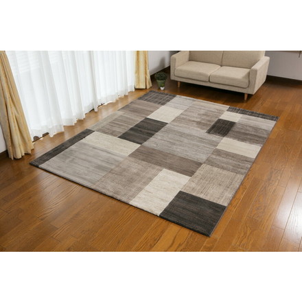 ウィルトンカーペット アーゲンタム 133x195cm ベルギー製 ラグ ラグマット 絨毯