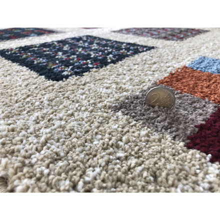 ウィルトンカーペット パンキ #572 200x200cm エジプト製 ラグ ラグマット 絨毯 マット カーペット クラシカル