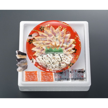 「関とら本店」 ふくたたき刺身セット 115g ふぐ とらふぐ 新生活 お祝い お取り寄せ