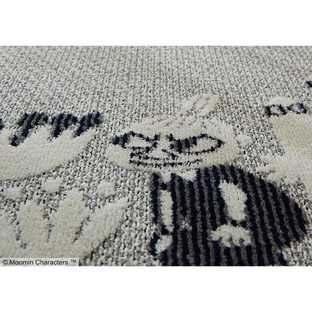ラグ 日本製 130×185cm ムーミン MOOMIN KOBANA rug コバナ ラグ ラグマット 防ダニ 北欧