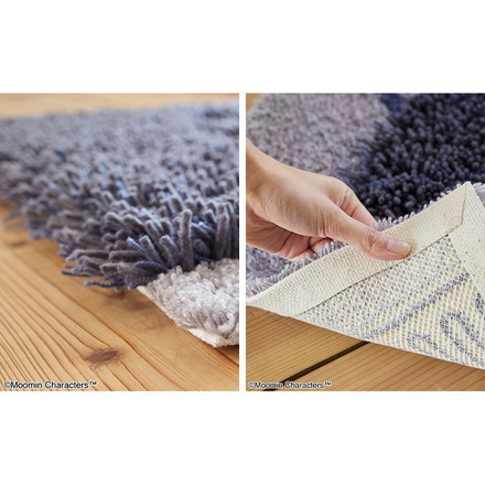 マット 日本製 45×60cm ムーミン MOOMIN MOJYA MOJYASTINKY MAT モジャモジャ スティンキーマット ラグマット 玄関マット