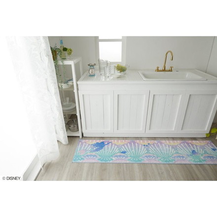 ディズニー キッチンマット ミックス 45×240cm DISNEY PRINCESS シェル 床暖房 ホットカーペット対応
