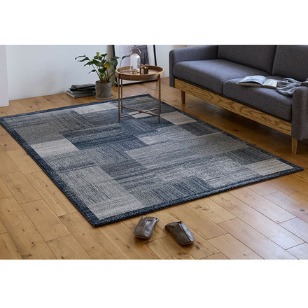 ラグ ブレア 200×250cm ラグマット パイル 家庭用 子ども ペット カーペット 絨毯 ブルーグリーン 長方形 リビング ダイニング フローリング