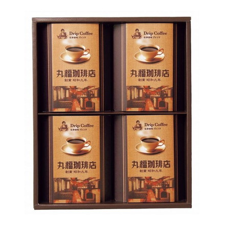 丸福珈琲店 伝承香味ブレンド詰合せ 4箱 コーヒー 珈琲 詰め合わせセット 3袋 常温