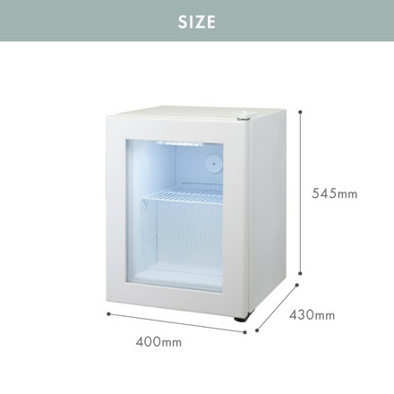 ディスプレイ 冷凍庫 21L ガラストップ 冷蔵庫 冷凍冷蔵庫 セカンド 卓上 コンパクト ショーケース ブラック