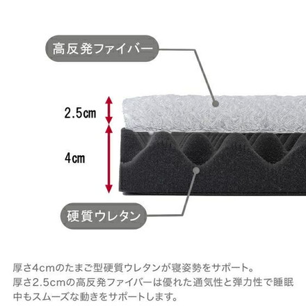 ハイブリットタイプ スリープマジック ゼログラビティ7.0 シングル セミダブル ダブル マットレス兼用敷布団 ライズ ダブル