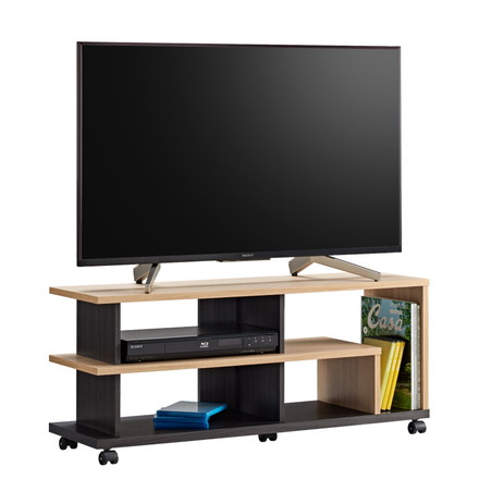 テレビ台 FEL ナチュラル木目/アッシュグレー AS-FEL980 [ASFEL980] 43V型対応