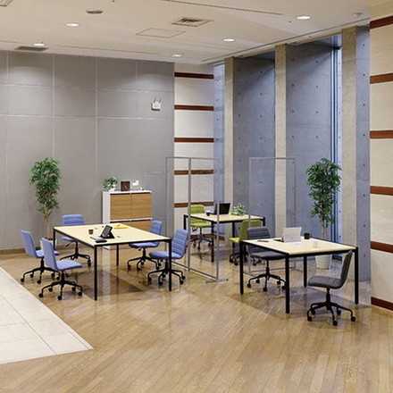 弘益 コンパクトなワークチェア グレー ASO-OC1-GR