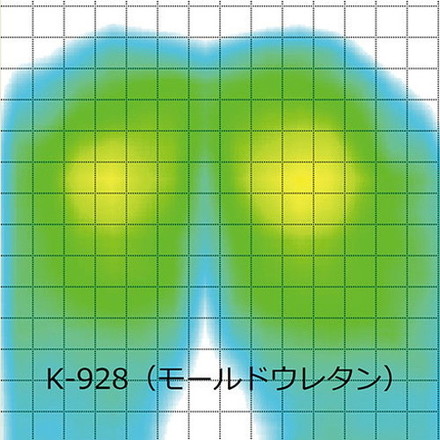 弘益 オフィスチェア 体圧分散 グリーン K-928-GN