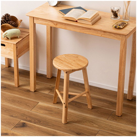 スツール 木製 天然木 北欧 円形 リビング ダイニング 丸形 リモートワーク 在宅ワーク 椅子 いす イス
