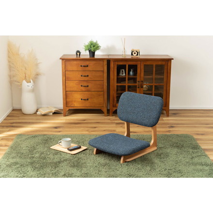 フロアチェア 座椅子 天然木 木製 和風 和室 ローチェア こたつ チェア イス 椅子 シンプル