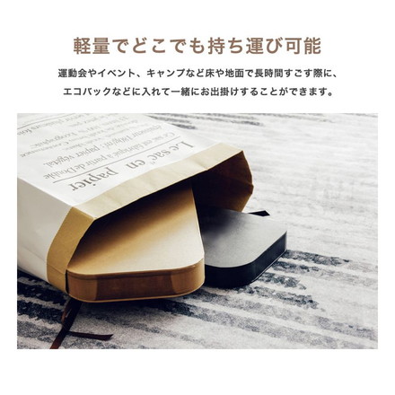 スツール 折りたたみ ペーパースツール 紙製 高さ42cm 耐荷重300kg 工具不要 組み立て簡単 撥水加工 PUクッション付き ブラック