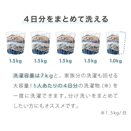 simplus 二層式洗濯機 7kg 洗濯機 縦型二槽式 容量7kg 脱水5.5kg シンプラス SP-NWM02 ホワイト