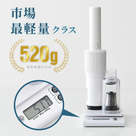 simplus コードレス掃除機 スティック ハンディ 2way 充電式 ノズル6種付き シンプラス SP-VC02 グレー