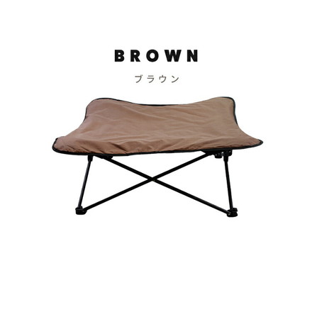 ドッグコット 折り畳み M×ブラウン