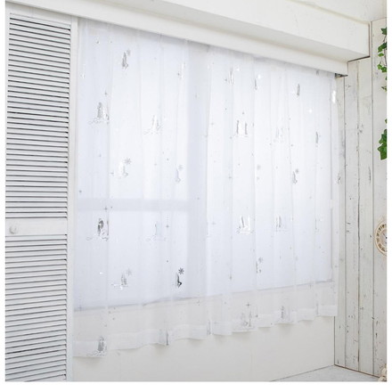 ラプンツェル 幅100cm×丈176cm レース カーテン 2枚セット UVカット率99.9% 外から見えにくい