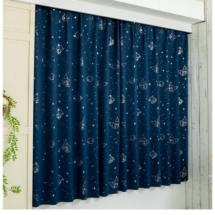 クロミ キラキラ 遮光 幅100×丈178cm カーテン 2枚セット 正規ライセンス品 公式 サンリオ SANRIO