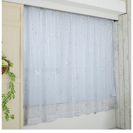 レースカーテン 2枚セット クロミ 幅100×丈176cm UVカット率99.9% 外から見えにくい キャラクター