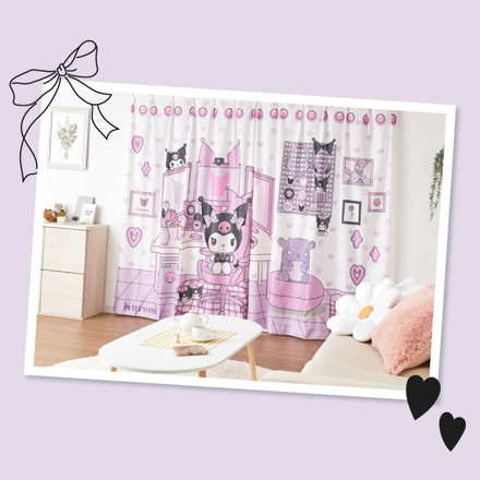 クロミ絵羽レースカーテン 2枚組 100×176cm UVカット 洗える 洗濯 プライバシー 目隠し フック付き