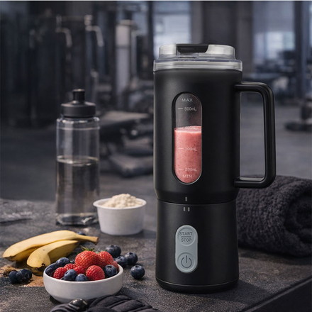 ポータブルミキサー 500ml 持ち運び コードレス Mix&Go 取り外し式 Type-C充電 PMB-70 ドウシシャ DOSHISHA ホワイト