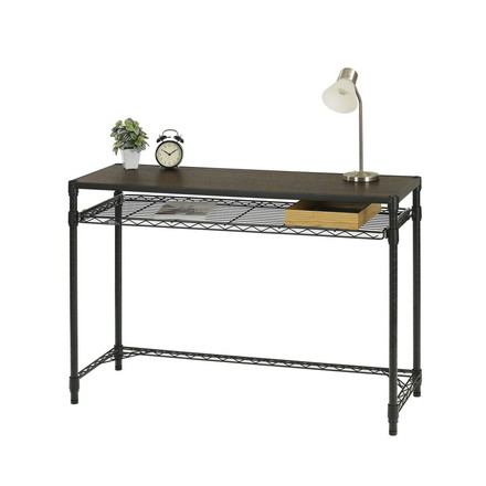 ルミナス ノワールデスク 幅110 奥行40 高さ75cmモデル 2段 机 パソコン机 PCデスク プリンター台