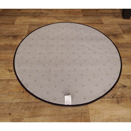 DUOREST DP-ECAP1 ラグマット 円形 90 チェアラグ 小さめ 90×90cm カーペット 円形ラグ 丸 マイクロファイバー 滑り止め付きラグ