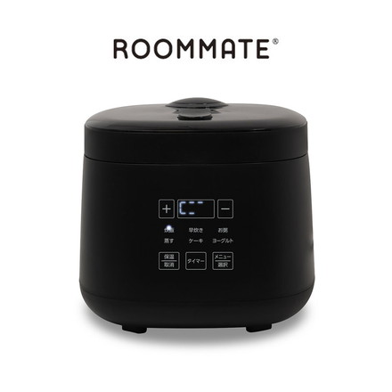 炊飯器 4合炊飯器 多機能調理炊飯器 RM-218TE 2色 ブラック ホワイト ROOMMATE ホワイト