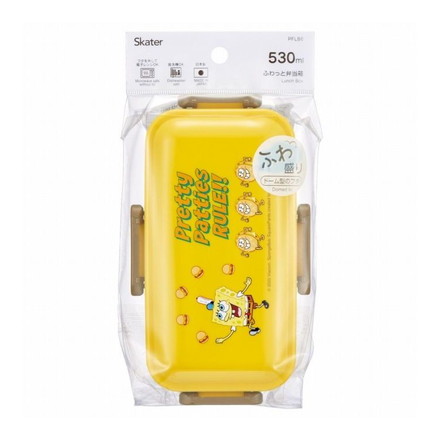 スポンジ・ボブ HUNGRY 弁当箱 ふわっと盛れる 4点ロック 530ml PFLB6 キャラクター かわいい スケーター skater