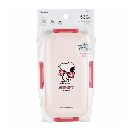 SNOOPY スヌーピー リボン 弁当箱 ふわっと盛れる 4点ロック 530ml PFLB6 キャラクター かわいい スケーター skater