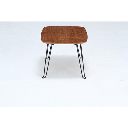 折れ脚ローテーブル W600×D400×H310mm MDF(PVC) スチール