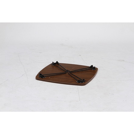 ローテーブル 角60 W600×D600×H315mm プリント紙化粧パーティクルボード 塩化ビニル樹脂 スチール