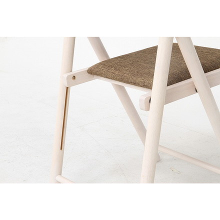 フォールディングチェアー W430×D530×H700mm 430mm 天然木化粧繊維板