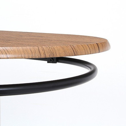 カウンターテーブル&チェアー 3点セット W1100×D470×H865mm MDF PVC