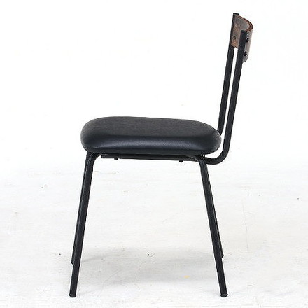 ダイニングチェアー W480×D510×H740mm 450mm 合成樹脂 ウレタン パーティクルボード スチール