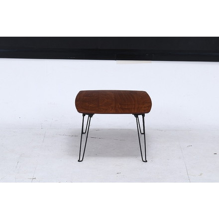 折れ脚ローテーブル W700×D500×H310mm ミディアムブラウン