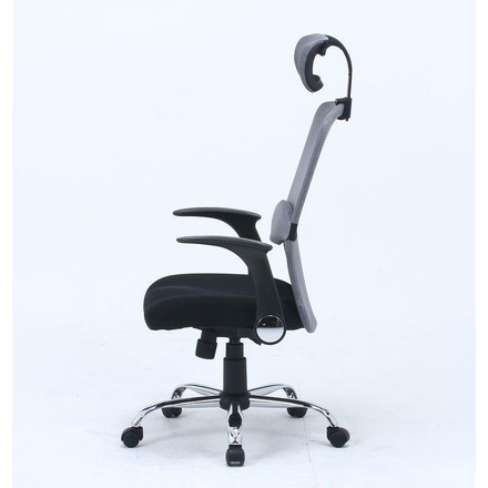 オフィスチェア パーソナルチェア グレー 幅66×奥行64×高さ111.5~127.5cm