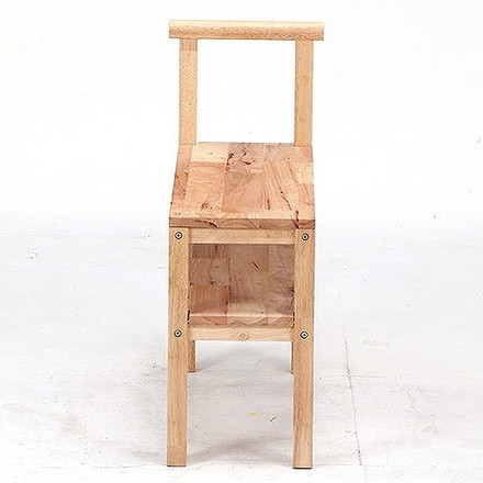 Natural Signature 玄関収納ベンチ W700×D300×H700mm ラバーウッド ポリエステル