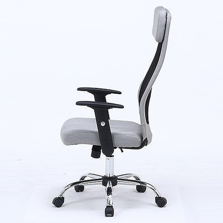 ファブリッシュチェア Mix W615×D645×H1110~1190mm 430~510mm 合成皮革 鋼