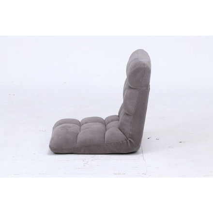 ふわもこ グレージュ 幅42×奥行57~98×高さ13~53cm 座面高 130mm