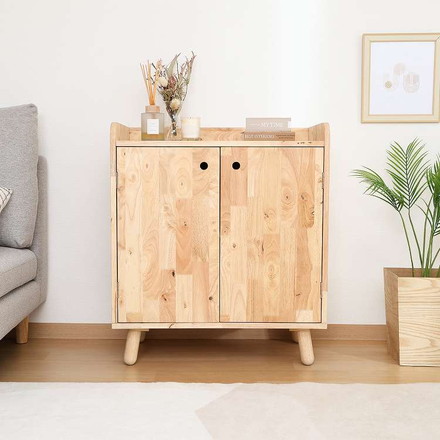 NS 壁面収納ユニット ボトムキャビネット 収納ラック 扉付き サイドボード コンパクト リビング