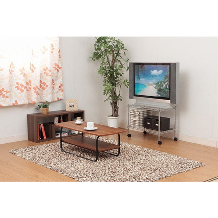 メタルTVラック W600×D350×H510mm スチール おしゃれ テレビ台 ローボード