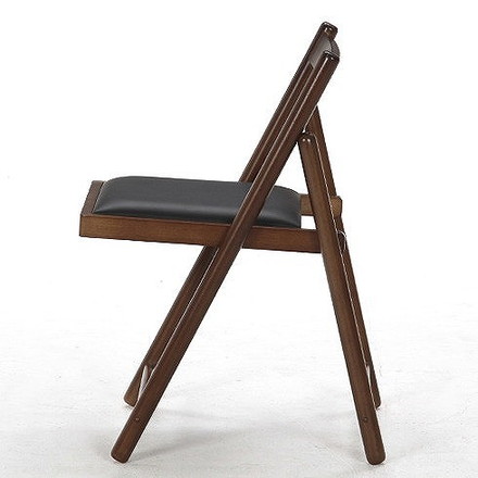 フォールディングチェアー W430×D530×H700mm 430mm ラバーウッド ウレタンフォーム