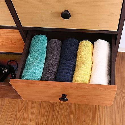 ウッドグラデーション チェスト W800×D390×H890mm MDF パチクルボード