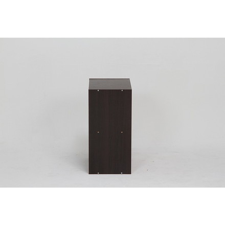 カラーボックス 可動棚 W418×D290×H590mm プリント紙化粧パーティクル おしゃれ ブラウン