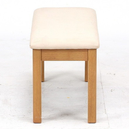 ダイニングベンチ W950×D350×H430mm 天然木(ラバーウッド) ナチュラル