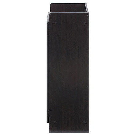 ルーバーシューズボックス(オープントップ) W600×D335×H900mm ブラウン